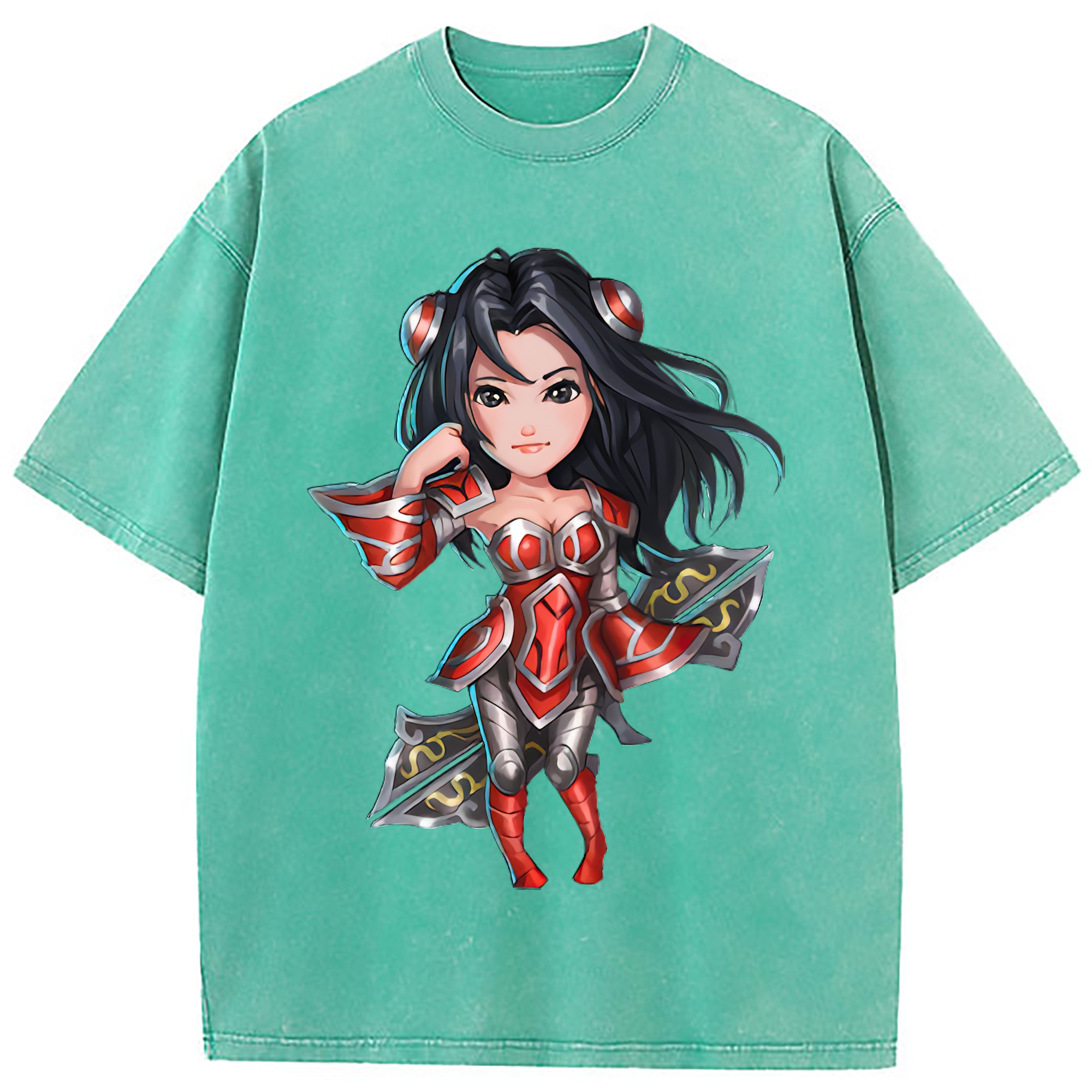 （画像用） リーグ・オブ・レジェンド League of Legends LOL 綿100% ヴィンテージ風 半袖Tシャツ（フロントプリント）